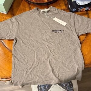 Fear of God ESSENTIALS Taupe Short Sleeve Tee